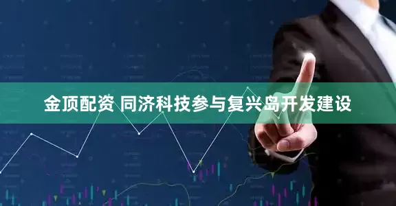 金顶配资 同济科技参与复兴岛开发建设