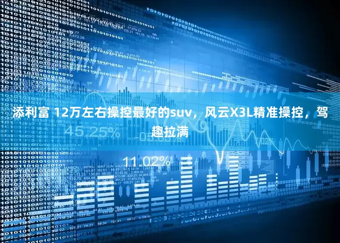 添利富 12万左右操控最好的suv，风云X3L精准操控，驾趣拉满